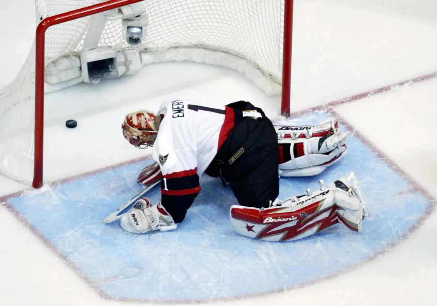 The Ottawa Senators Ray Emery